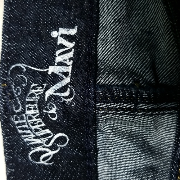 Qualue Supereure de Mavi Women's Jeans Sz 31 Olivia Style Straight Leg Dark Wash - Picture 5 of 7